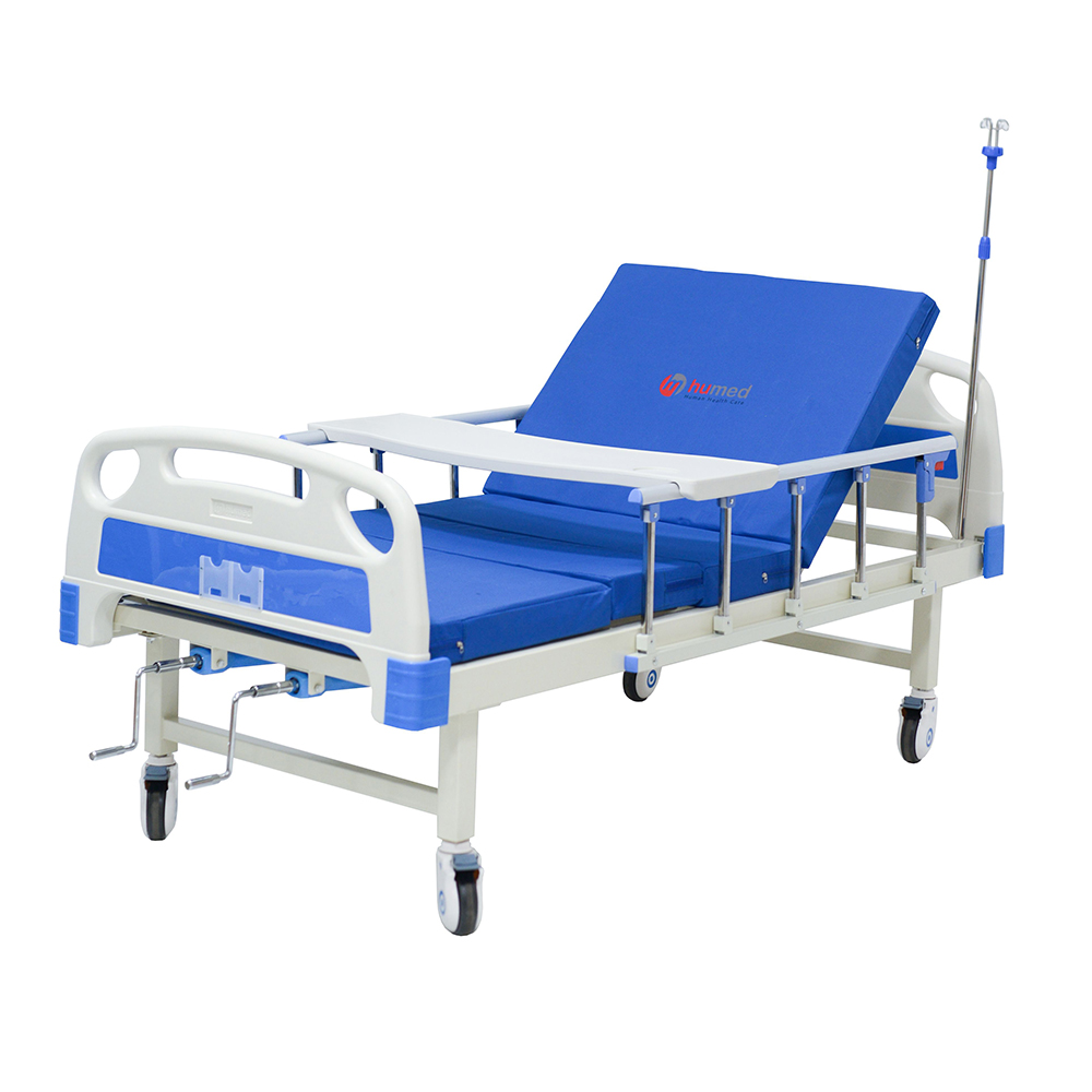 Giường bệnh nhân 2 tay quay Humed