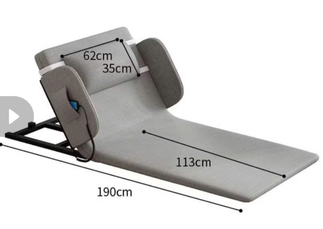 Nệm y tế nâng đầu loại mỏng sát giường ND02