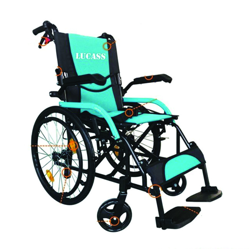Xe lăn tay khung nhôm Lucass X303
