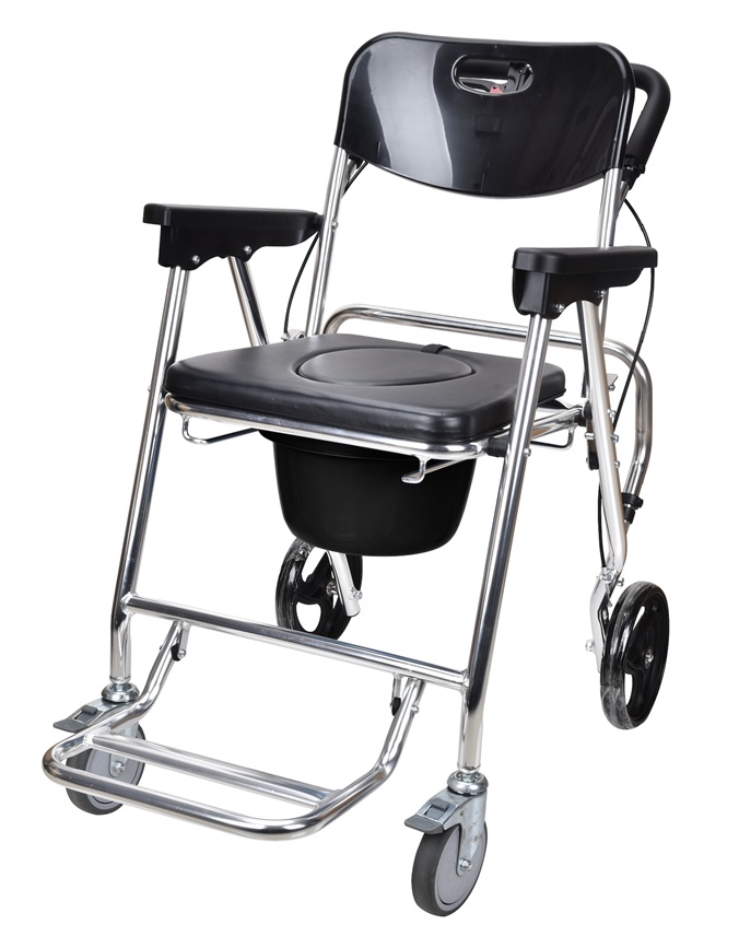  Ghế bô vệ sinh khung nhôm GBM 203 (Có thắng)